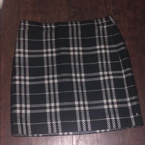 J crew skirt. Black and white